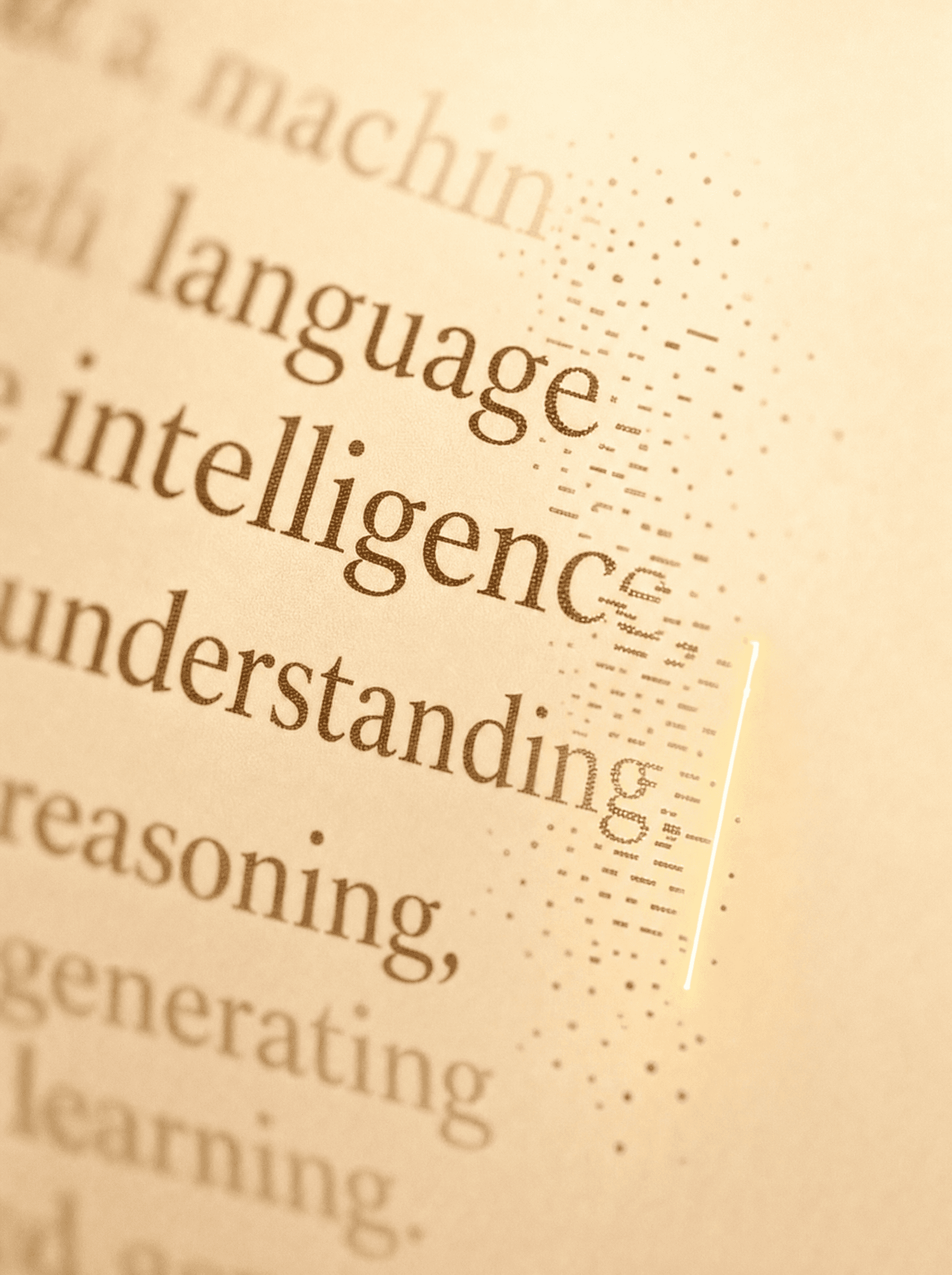 Text streaming — the engine thinking